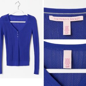 Victoria's Secret Royal Blue V-Neck Sweater